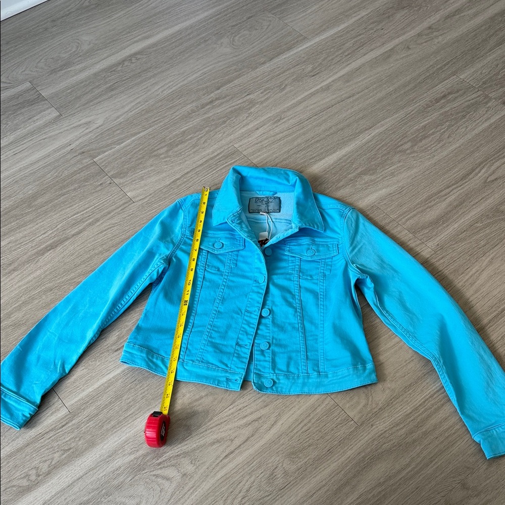 Women's Turquoise Jean Jacket